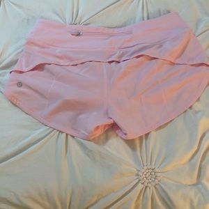 Lululemon speed up shorts.